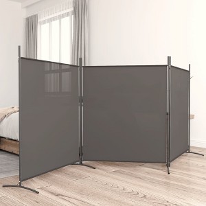 vidaXL 3-Panel Room Divider Anthracite 206.7 - 1 of 4