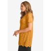 Jessica London Women's Plus Size Stretch Lace Tunic - 4 of 4