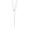 Silpada 'London Decker' Cubic Zirconia Layered Necklace in Sterling Silver, 17" + 2" - 2 of 4