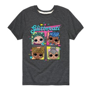 Boys' - LOL Surprise! - Glitterati Retro Grid Short Sleeve Graphic T-Shirt - 1 of 4