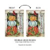 Evergreen Pumpkin Stack  Garden Suede Flag 12.5 x 18 Inches Indoor Outdoor Decor - 3 of 4