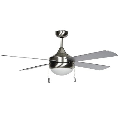 Concord Fans Centurion Ceiling Fan 52" Stainless Steel, 3-Speed Pull Chain