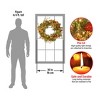 30" Prelit LED Decorated Christmas Wreath Warm White Lights - National Tree Company - 4 of 4