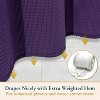 LunaLulinlk Fabric Shower Curtain with Hooks - 3 of 4