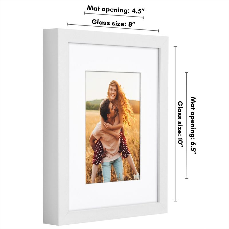 Americanflat Gallery-Style Picture Frame with Mat to Secure Artwork, Prints, and Photos, 2 of 8