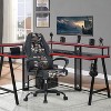 BestMassage Gaming Chair Office Chair with Lumbar Support Adjustable Height PU Leather Executive Chair for Women Men Adults - 2 of 4