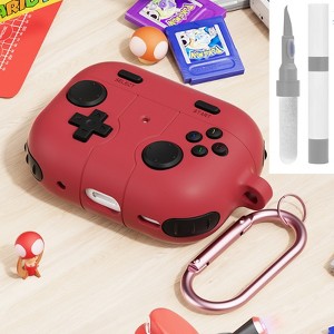 HTUTWOO Airpods Pro 3rd Soft Silicone Protective Case Game Player Design  with Keychain for Kid Men and Women - 1 of 4