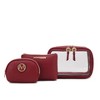 MKF Collection Laura Women's Cosmetic Punch 10 Pcs Sets, Small Travel Makeup Bag by Mia k - 2 of 4