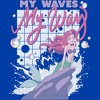 Disney Anime Ariel My Waves My Waves  T-Shirt - Royal Blue - 3T - image 2 of 3