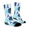 Colon Cancer Women Printed Crew Socks Funny Funky Socks Soft Polyester Novelty Gifts for Artists Men - 3 of 4