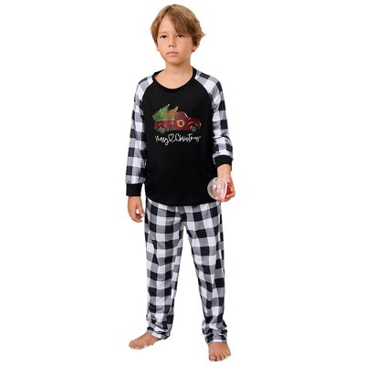 Christmas Pajamas for Family Pjs Matching Sets PlaidShirts Pants Sleepwear Nightwear Women Men Kids