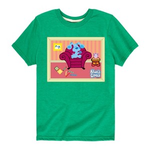 Boys' - Blue's Clues & You! - Blue Polaroid Short Sleeve Graphic T-Shirt - 1 of 4