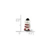 Black Bow Jewelry Sterling Silver Enameled Lighthouse Bead Charm - 2 of 3
