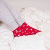 NHL Detroit Red Wings Random Dots Fuzzy Socks - 2 of 3