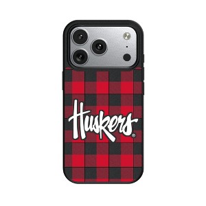 NCAA Big Ten Universities Plaid MagSafe Compatible Cell Phone Case for Apple iPhone 17 Series - 1 of 4