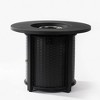 Moda Furnishings 32" Propane Gas Fire Pit Table, 50000 BTU Round Steel Fire Pit for Outside Patio Deck Garden Courtyard - Black - 4 of 4