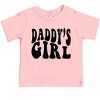 The Juniper Shop Daddy's Girl Wavy Toddler Short Sleeve Tee - 2 of 4