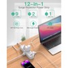 Itopfox 15 ft Surge Protector Power Strip with 9 Outlets & 3 USB Ports, Long Extension Cord for Home, Office, Dorm Essentials - 3 of 4