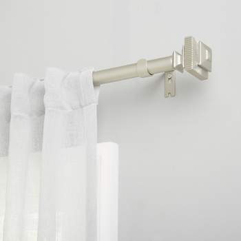 Exclusive Home Rockwell 1" Curtain Rod and Finial Set