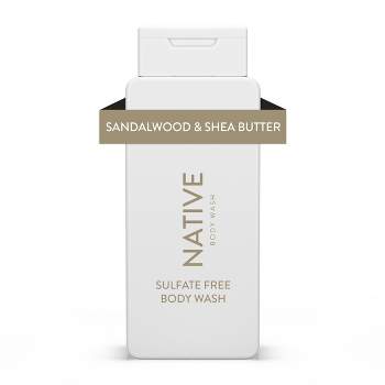 Native Body Wash - Sandalwood & Shea Butter - Sulfate Free - 18 fl oz