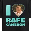 Outer Banks I Heart Rafe Cameron Adult Black Crew Neck Short Sleeve T-shirt - 2 of 3