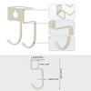 Unique Bargains Desk Hook Apricot 2 Pcs - 2 of 4