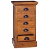 vidaXL 5-Drawer Cabinet 13.8 in.x11.8 in.x23.6 in. Solid Teak Wood - 2 of 4