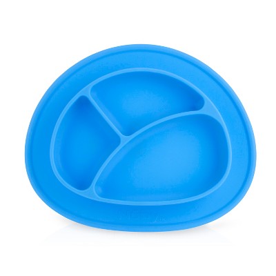 Nuby Oval Sectioned feeding mat - Blue