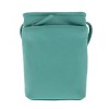 CTM Women's Pebbled Grain Leather Open Top Mini Crossbody Bag - 3 of 4