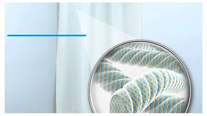 Floor to Ceiling Shower Curtain Liner with Microban Clear - Slipx Solutions, 2 of 5, play video