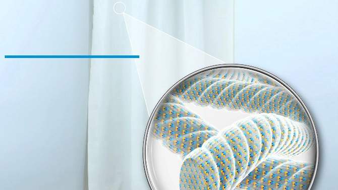 Floor to Ceiling Shower Curtain Liner with Microban Clear - Slipx Solutions, 2 of 5, play video