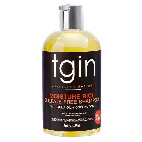 Tgin Moisture Rich Sulfate Free Shampoo For Natural Hair With Amla Oil And Coconut Oil 13 Fl Oz Target