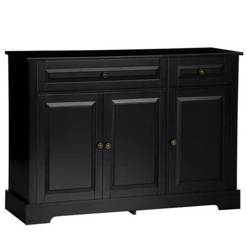 Modern Black Dresser, Armoire, Bar Cabinet, Coffee Bar Coffee