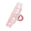 Unique Bargains Cable Frosted Hair Clips Gradient Pink 1 Pc - 4 of 4