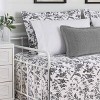 39" X 75" Amberley Daybed Quilt & Sham Bonus Set Charcoal - Laura Ashley - 2 of 4