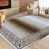 Pearl Velvet Cotton TPR Washable Foldable Printed Carpet - Border - Thoreau with Home Decor, - 2 of 4