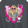 Women's - Barbie - Sketchy Hearts Barbie Graphic Racerback Tank - 2 of 4