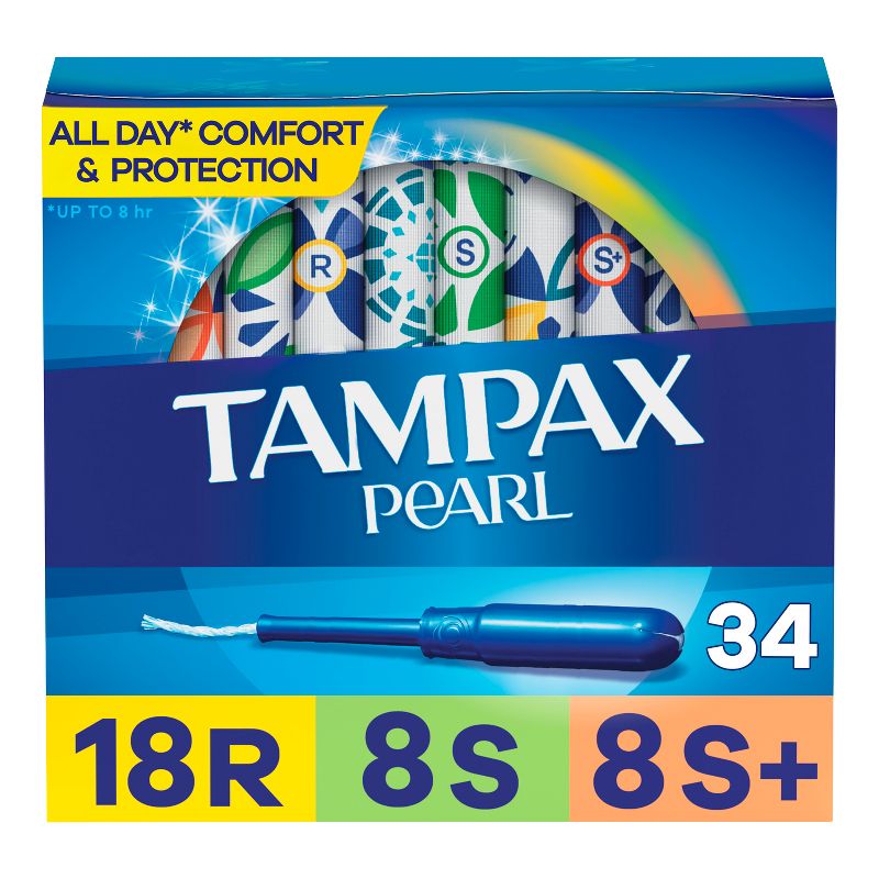 Tampax Pearl Triple Pack Tampons - Regular/Super/Super Plus/ - Unscented, 1 of 12