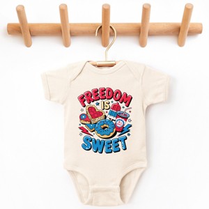 The Juniper Shop Freedom Is Sweet Baby Short Sleeve Bodysuit - 1 of 4