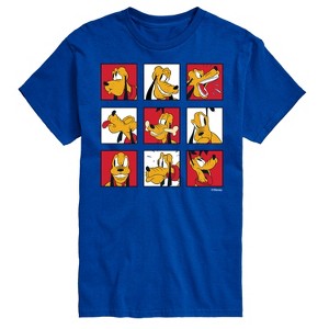 Men's - Disney - Pluto Grid Short Sleeve Graphic T-Shirt - 1 of 4