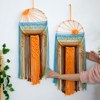 Aoibox Macrame Dream Catcher Wall Hanging - Hand Woven Boho Tapestry Sun Decor for Bedroom, Living Room, Nursery (Sunset) - 3 of 4