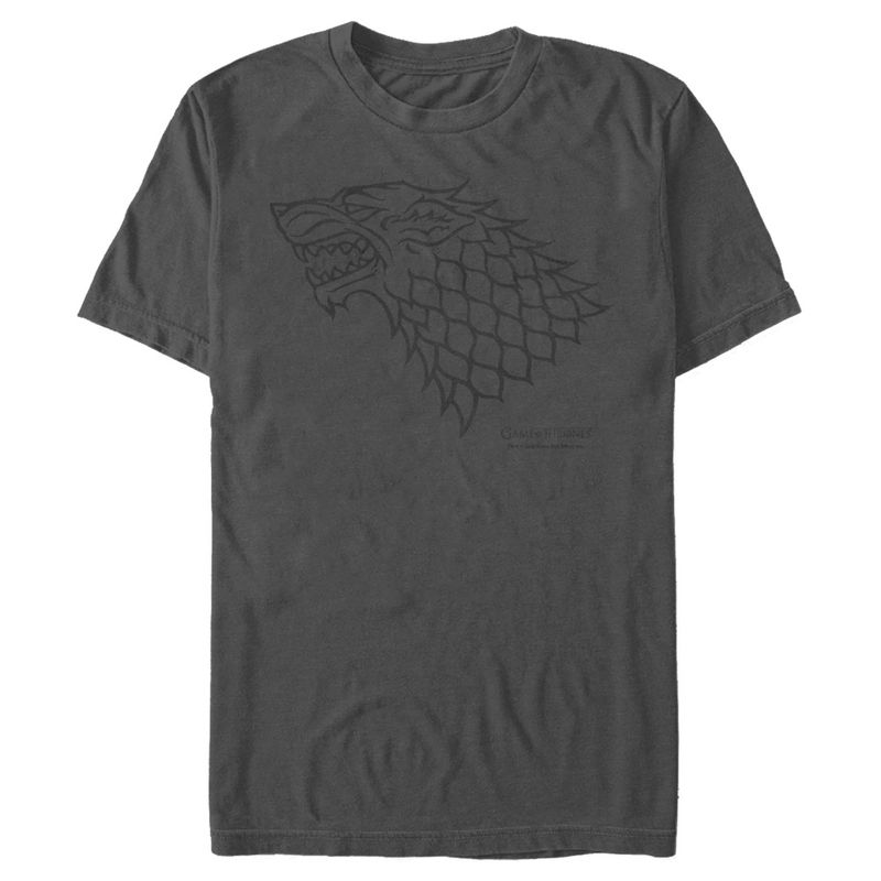 Men's Game of Thrones House Stark Direwolf T-Shirt, 1 of 5