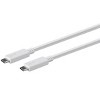 Monoprice USB C to USB C 3.1 Gen 2 Cable - 1 Meter (3.3 Feet) - White | Fast Charging, 10Gbps, 5A, 30AWG, Type C, Compatible with Xbox One / PS5/ - 2 of 4