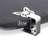 4 PCS Stainless Steel Tablecloth Clip Graphics Tablecloth Clip High-Elastic Moving Fixing Clip(Butterfly) - 4 of 4