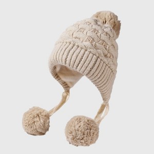 Anna-Kaci Women's Knit Trapper Hat with Pom - Poms - 1 of 4