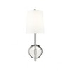 Winward Collection 1-Light Wall Sconce - Classic Traditional Style with Fabric Shade - 4 of 4