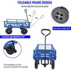JANSNO Multi-Functional Garden Cart with Spacious Bed, Solid Tires for Gardening/Farming/Yard/Home Tasks - 3 of 4