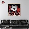 Notoriart Soccer Red Splash Soccer Wall Art Framed - 2 of 4