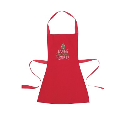 C&F Home Baking Christmas Memories Children's Embroidered Apron