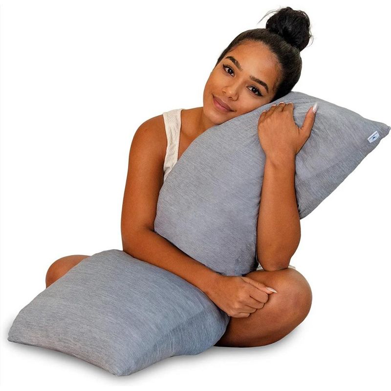 Pharmedoc Pregnancy Pillows, Shredded Memory Foam, Maternity Pillow for Sleeping, 1 of 8